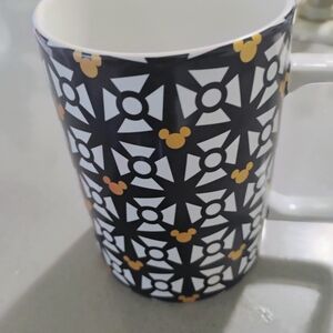 Disney Geometric Mickey Mug - Black and Gold